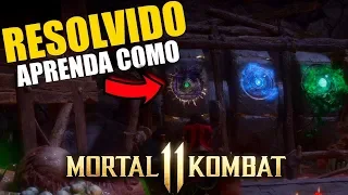 MORTAL KOMBAT 11 - PUZZLE DOS AMULETOS RESOLVIDO !!