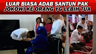 ADAB SANTUN PAK JOKOWI KE ORANG YG LEBIH TUA BIKIN HEBOH DAN TUAI PUJIAN DARI BANYAK PIHAK..??