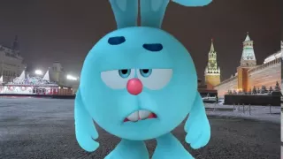 KROSH - HAPPY NEW YESR FROM MOSCOW!!! [ Russian animated movie Smeshariki ]