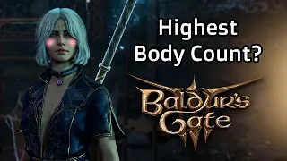 What is the highest body count achievable in Baldur's Gate 3?