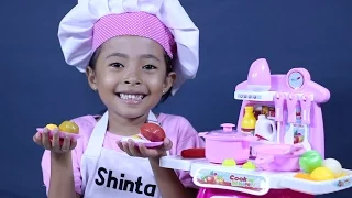 mainan anak perempuan masak masakan - kitchen play set, cooking toys for kids