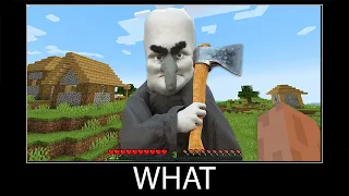 Minecraft wait what meme part 266 realistic minecraft Vindicator