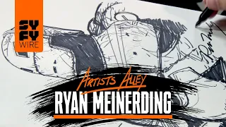 Iron Man Sketched By Marvel Visual Dev Head Ryan Meinerding (Artists Alley) | SYFY WIRE
