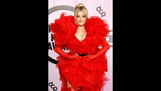 Bebe Rexha💋Goes Red Ahead of 'I'm Good (Blue)' Performance at AMA 2022 || #beberexha #singer