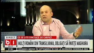 Radu Banciu, despre tensiunile dintre români și maghiari.ROMANI OBLIGATI SA INVETE MAGHIARA