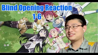 Mahou Shoujo Madoka Magica All Openings (1-6) | BLIND REACTION