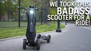 Dragonfly DFX Scooter Hands-on: Badass EV Off-roading!