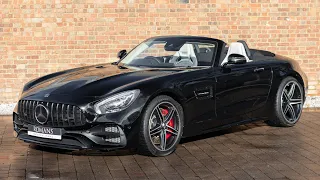 2017 Mercedes AMG GT C Roadster - Obsidian Black - Walkaround & Interior [4K]