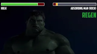 Hulk vs. Absorbing Man WITH HEALTHBARS | Final Battle | HD | Hulk