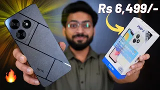 Rs 5,999/- Smartphone 90Hz Display 🔥 Tecno POP 8 Unboxing | 5000mAh, Fingerprint & Dual Speaker ⚡️