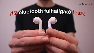 Legjobb vezeték nélküli füles 7000ft alatt! - i12 bluetooth fülhallgató teszt - Nézz be webshopomba.