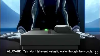 Very enthusiastic walks Hellsing Ultimate Abridged (TFS)