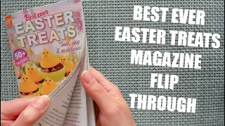 ASMR Best Ever Easter Treats Magazine Flip Through (Whisper)