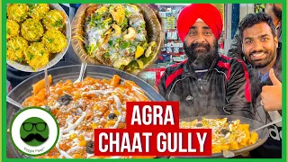 Agra Chaat Gully Street Food Tour | Veggie Paaji