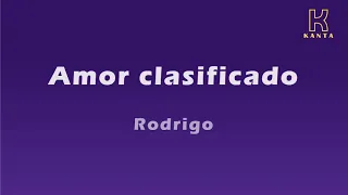 Amor clasificado   Rodrigo