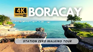 Boracay Station ZERO 4K Full Walking Tour 2023