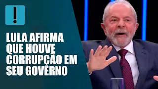 Lula no Jornal Nacional: "Você não pode dizer que não houve corrupção se as pessoas confessaram"