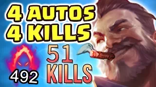THE MOST BROKEN VIDEO I'VE EVER DONE | PENTAKILL RAGE | NEW 100% CRIT VICTORIOUS GRAVES - Nightblue3