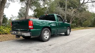 Hitting boost for the first time in the turbo LS street truck build! It’s rowdy.