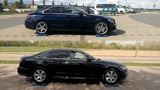 SLIP TEST - 4MATIC vs QUATTRO - Mercedes W205 C200 vs Audi A6 2.0 TDI - @4x4.tests.on.rollers