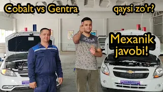 COBALT vs GENTRA,  AVTOMEXANIK JAVOBI