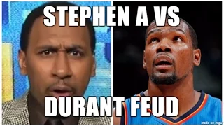 COMPLETE Stephen A Smith vs Kevin Durant FEUD "You don't want to make an enemy out of me"