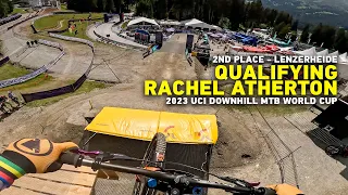 GoPro: Rachel Atherton 2nd Place Qualifying Run | 2023 UCI Downhill MTB World Cup in Lenzerheide