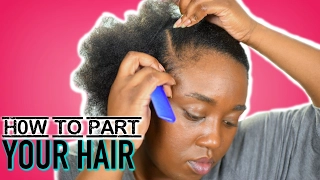 How To Part Your Hair + REFERENCE Points | DETAILED