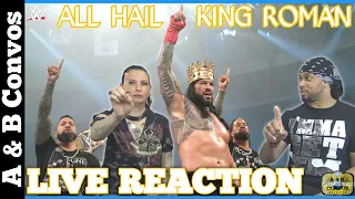 Roman Reigns Gets Crowned After Match Against King Woods - LIVE REACTION | Smackdown 11/12/21