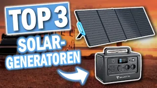 Beste SOLAR GENERATOREN 2023 | Top 3 Solargeneratoren Vergleich