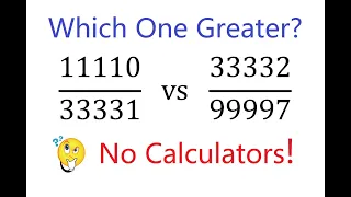 Simple Method to Compare Two Close Fractions | Which One Is Larger? | Math Olympiad