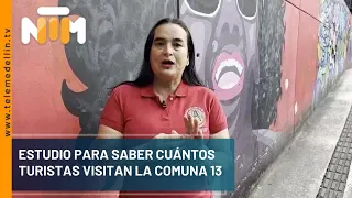 Estudio para saber cuántos turistas visitan la comuna 13 - Telemedellín