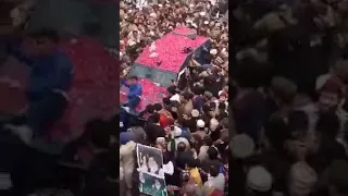 امیر المجاہدین علامہ حافظ خادم حسین رضوی صاحب کی عدالت میں آمد اور استقبال