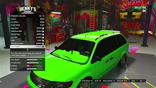 Vapid Minivan Benny's Upgrade Customization | GTA 5 Online