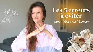 5 erreurs à éviter : pour "devenir" écolo 🔥 (en fait y en a 6)