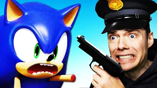 Arresting SONIC As POLICE OFFICER