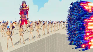 150X SKELETON KING ARMY vs ALL OVERPOWERED UNITS TABS - Totally Accurate Battle Simulator