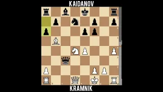 Kramnik Kaidanov Groningen, 1993