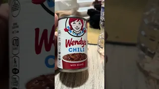 Wendy’s chili in a can