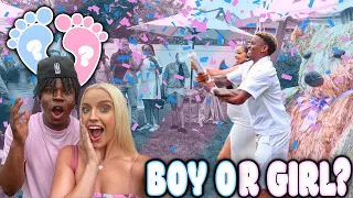 WE WENT TO RISS & QUAN'S GENDER REVEAL AND THIS HAPPENED...