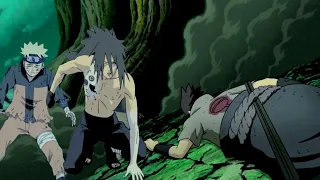 Madara Recibe Rinnegan y Mata A Naruto y Sasuke y Sella Todas Las Bestias Con Cola En Gedō Mazō