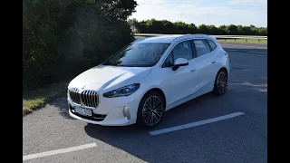 BMW 218d Active Tourer (2022) teszt / Családi egyterű Lipcséből!