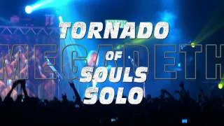 Megadeth 2011- Live - Tornado of Souls Solo by Chris Broderick