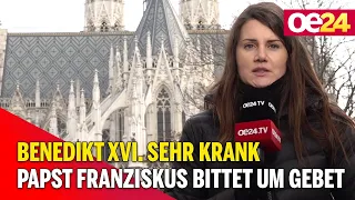 Benedikt XVI. sehr krank - Papst Franziskus bittet um Gebet