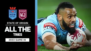 Every try from Ampol State of Origin III, 2023 | NSW Blues v Queensland Maroons | NRL