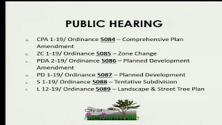 McMinnville City Council Meeting 1/28/20 Part 1