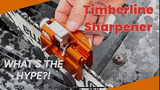 TIMBERLINE chainsaw sharpener. BEST…? EASIEST…. OR Is it worth it? Let’s find out!