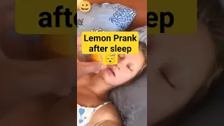 Lemon Pranks after sleep #lemon #comedy #prank #follow #like #thecoolgang85