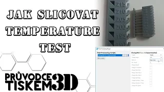 Jak slicovat Temperature test - Temperature Tower