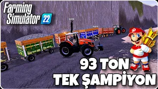 93 TON YÜKÜ ÇIKARAN ŞAMPİYON OLACAK | SİZİN İSTEDİĞİNİZ TARKTÖRLERİ KULLANDIK / FS22 #55_ragnar